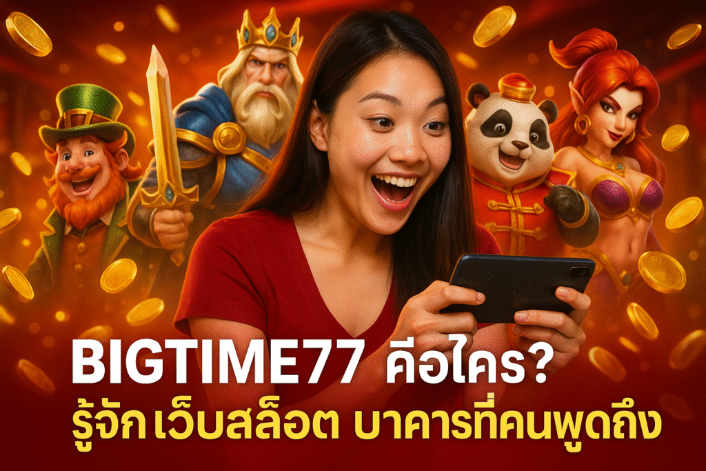 BIGTIME77 คือใคร? รู้จักเว็บสล็อต บาคาร่าที่คนพูดถึง