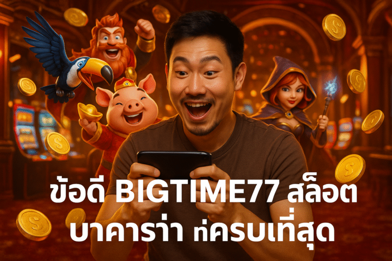 ข้อดี BIGTIME77 สล็อต บาคาร่า ที่ครบที่สุด