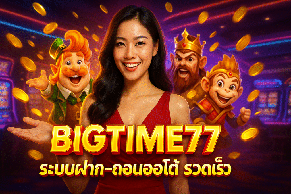 BIGTIME77 ระบบฝาก-ถอนออโต้ รวดเร็ว