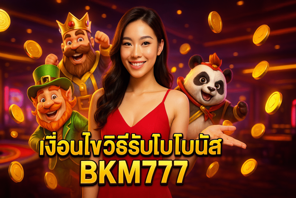 เงื่อนไขวิธีรับโปรโบนัส BKM777